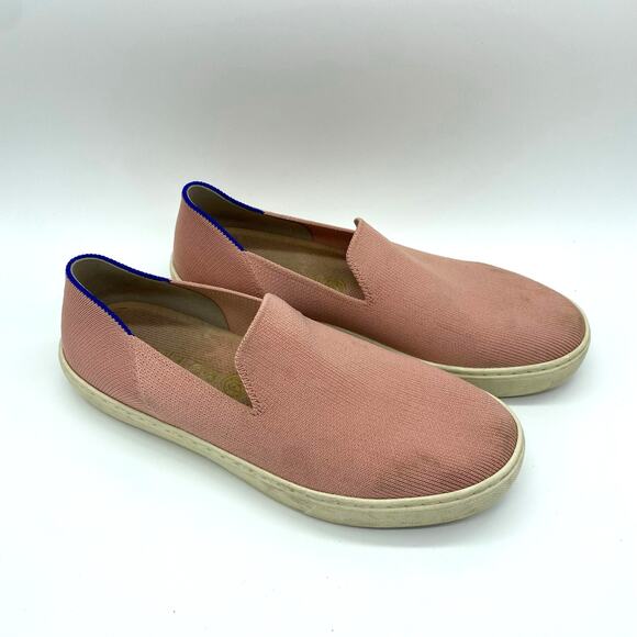 Rothy's Light Pink Original Slip-On Sneaker Comfort Shoes Preppy Women's size 7 - Picture 2 of 8